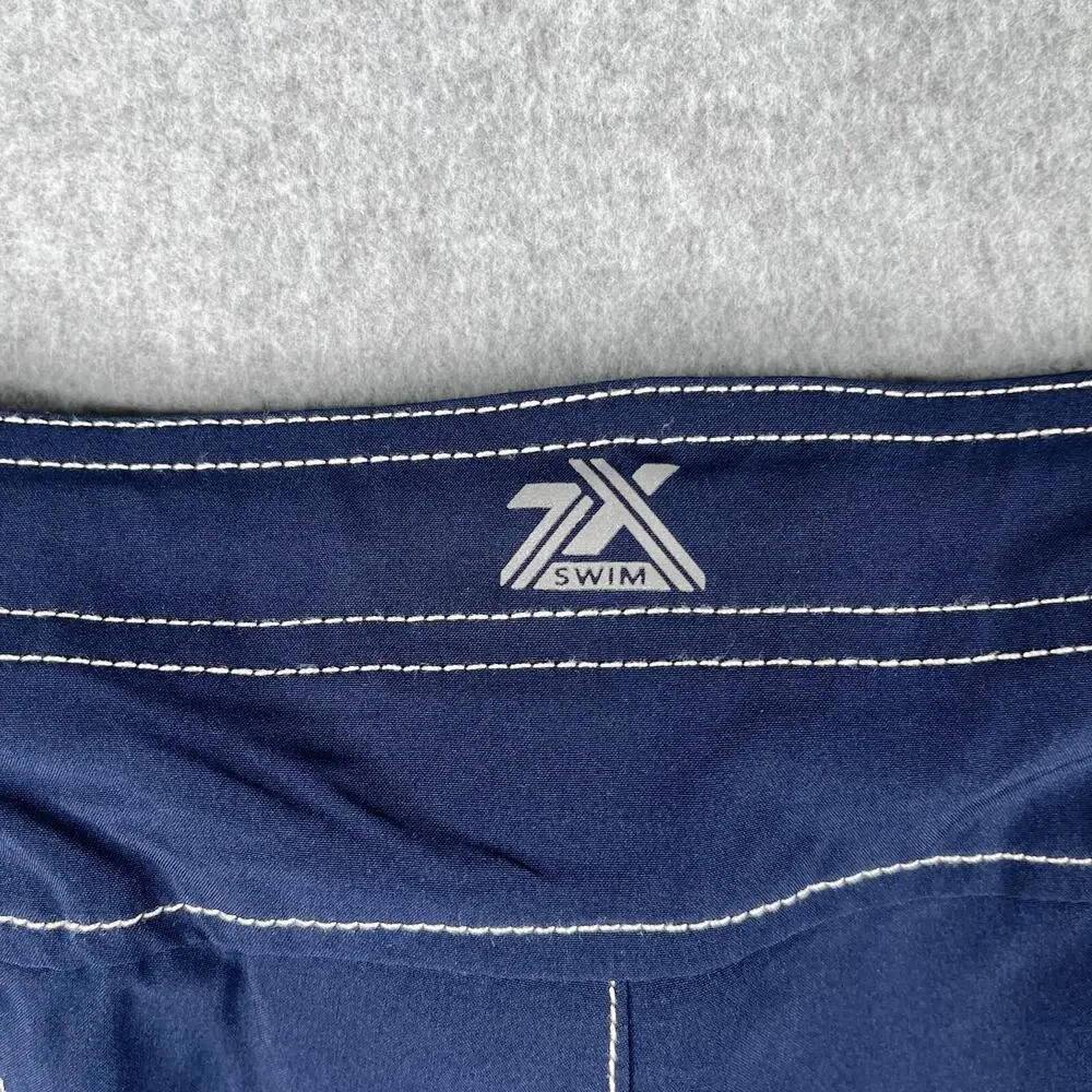 ZeroXposur Swim Trunks Mens Medium Navy Blue Board Shorts Bathing Suit